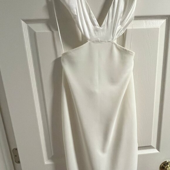 Abercrombie and fitch midi white cut out dress - Picture 5 of 8